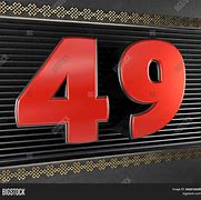 Image result for 49 Number Red and White