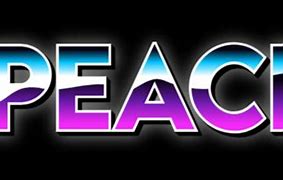 Image result for Peace Word Logo