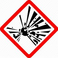 Image result for Explosive Hazard Symbol PNG