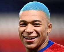 Image result for Kylian Mbappe Pink Hair