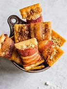 Image result for Bacon Wrapped Crackers