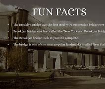 Image result for Brooklyn Bridge Fun Facts