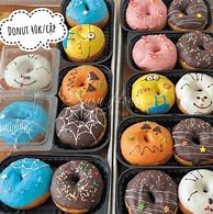 Image result for Hộp Nhựa Bánh Donut