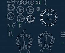 Image result for Eagle Clock DXF