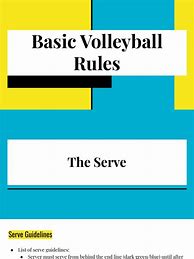 Image result for Volleyball Rule Book