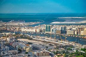 Image result for Dubai Creek Aerial Satellite Map