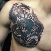 Image result for Fighting Lion Tattoo