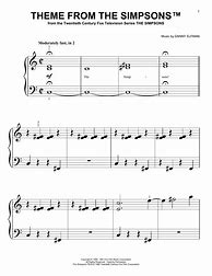 Image result for The Simpsons Theme Sheet Music