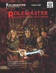 Image result for Rolemaster Character Sheet