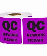 Image result for QC Rework Repair Label Stickers