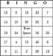 Image result for Math Bingo Set