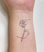 Image result for BTS Flower Tattoo