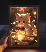 Image result for Kawaii Cat Lamp