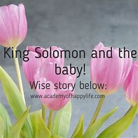 Image result for King Solomon and the Baby