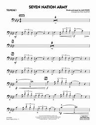 Image result for 7 Nation Army Tuba Sheet Music