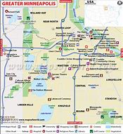 Image result for Map Greater Minneapolis