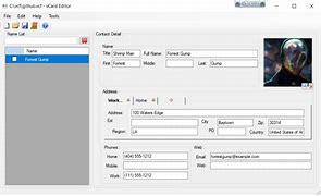 Image result for Vcard Editor