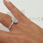 Image result for Lab-Grown Pear-Shaped Diamond Ring