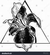 Image result for Triangle Flower Drawing