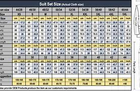 Image result for Bodysuit Size Chart