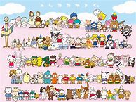 Image result for Hello Kitty Characters Art