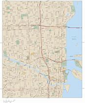 Image result for Downtown Miami FL Map