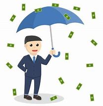 Image result for Raining Money Outline