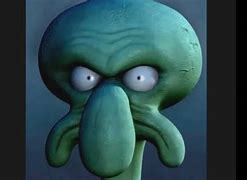 Image result for Squidward Grumpy Face