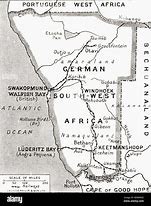 Image result for Modern Map of South West Africa