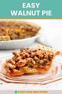 Image result for Walnut Pie Recipe