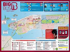 Image result for New York Big Bus Tour Map