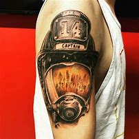 Image result for Small Firefighter Tattoos