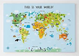 Image result for World Map for Students