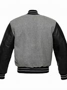 Image result for Varsity Jacket Girls Black Grey