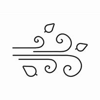 Image result for Windy Weather Symbol Line Art