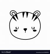 Image result for White Tiger Drawing On Grey Paper Cute