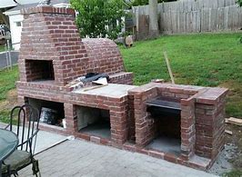 Image result for Brick BBQ Grill