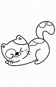 Image result for Kitty Line Drawing