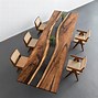 Image result for Resin Solid Wood Table