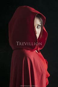 Image result for Lady in White and Gold Hooded Cloak