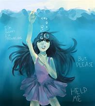 Image result for Human Drowning Drawing