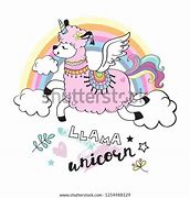 Image result for Rainbow Unicorn Llama