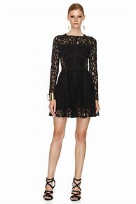 Image result for Black Lace Mini Dress