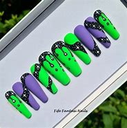 Image result for Green and Pink Powder Nails