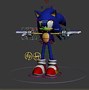 Image result for Sonic 3D Model Meme