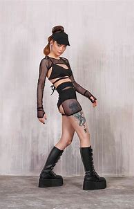 Image result for Devil Rave Outfit