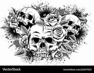 Image result for Skull and Roses Minecraft Painting