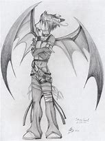 Image result for Demon with Wings Tattoo Sketch