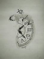 Image result for Broken Clock Ink Drawing