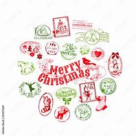 Image result for Christmas Card Stamps